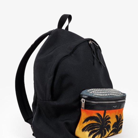 Saint Laurent - Sunset and Denim Black - City Backpack - Picture 14 of 16